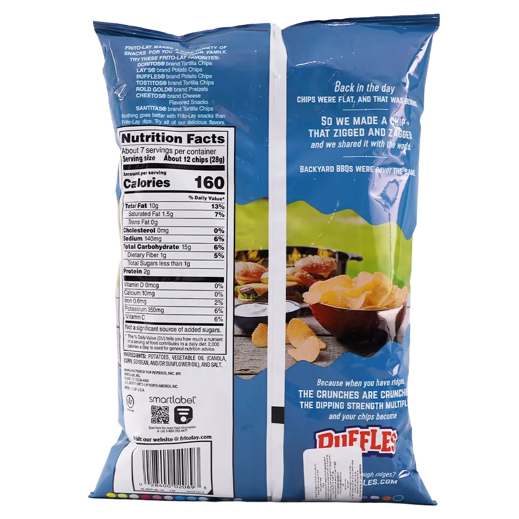 Ruffles Original Potato Chips 184.2 gm - view 2