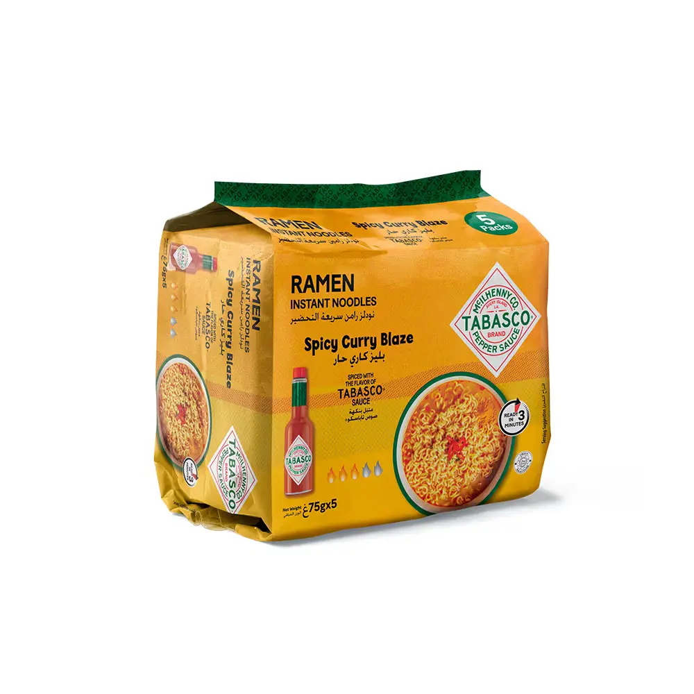 TABASCO Instant Ramen Noodles Spicy Curry Blaze 5 pcs 75 gm - view 1