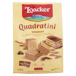 Loacker Wafer Tiramisu Flavour 220 gm