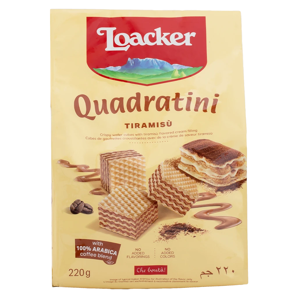 Loacker Wafer Tiramisu Flavour 220 gm
