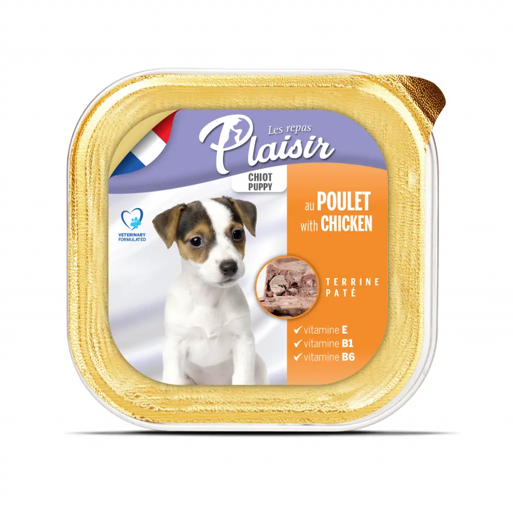 Plaisir Dogs Chicken Alu Tray 150G - view 1