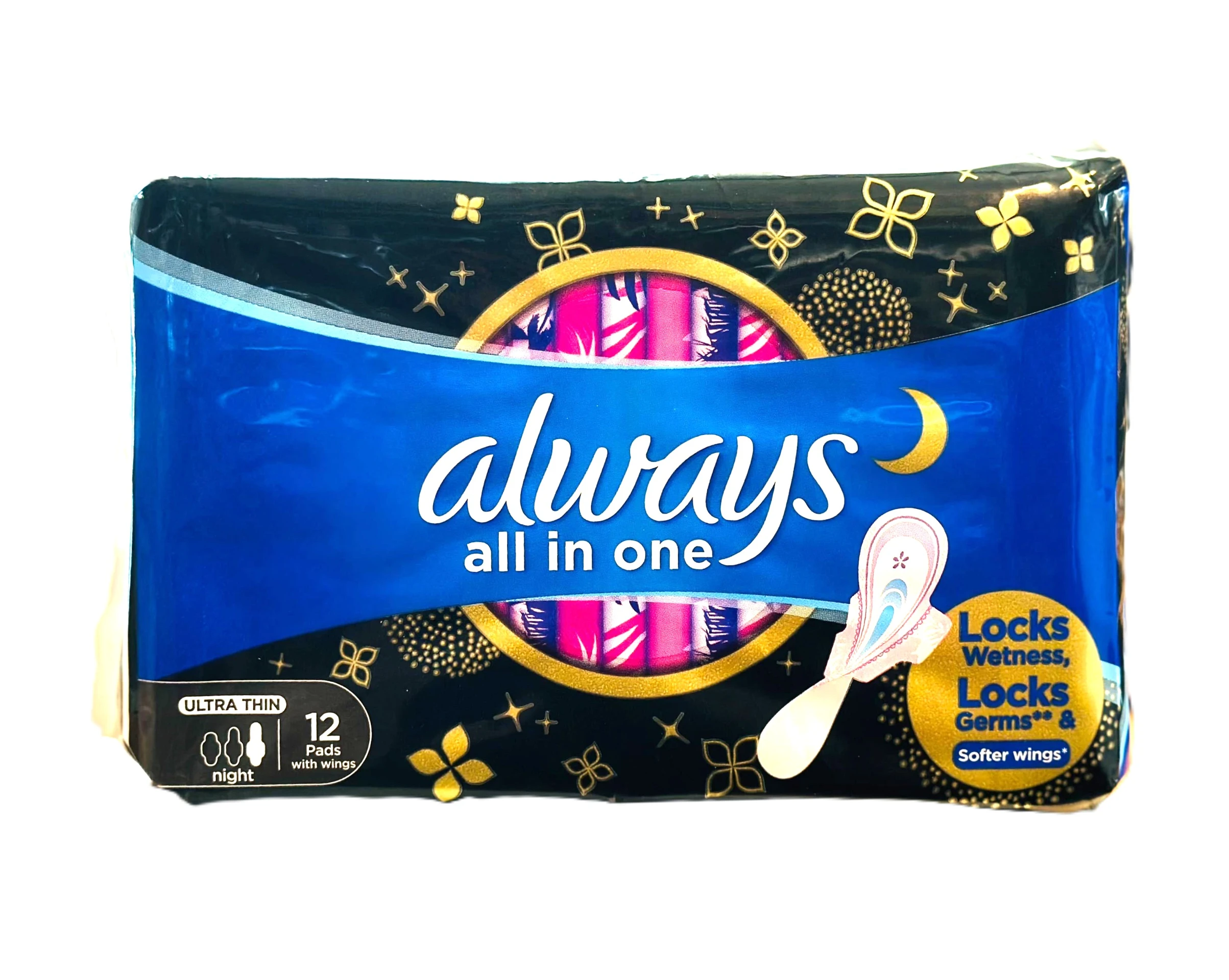 Always Ultra Thin Pads With Wings Night 12'S