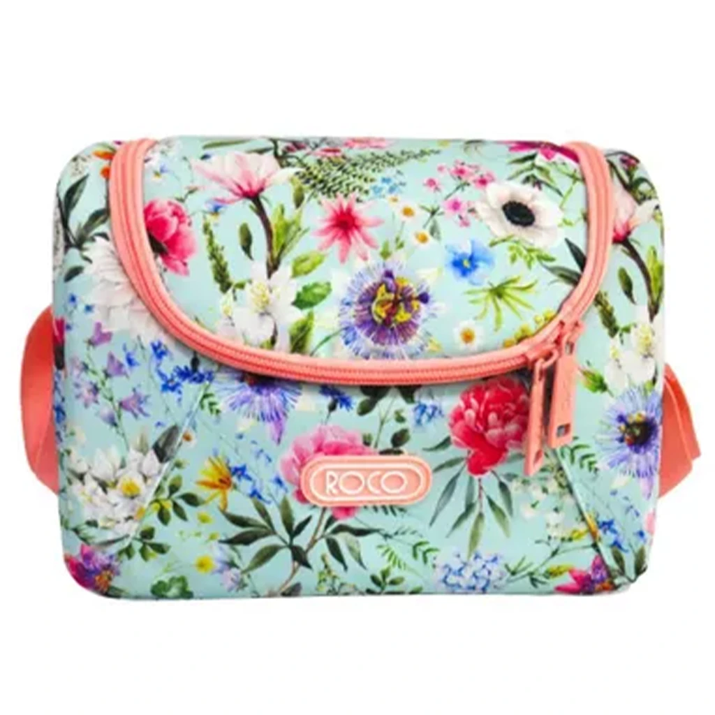 Roco Lunchbag Flower Green