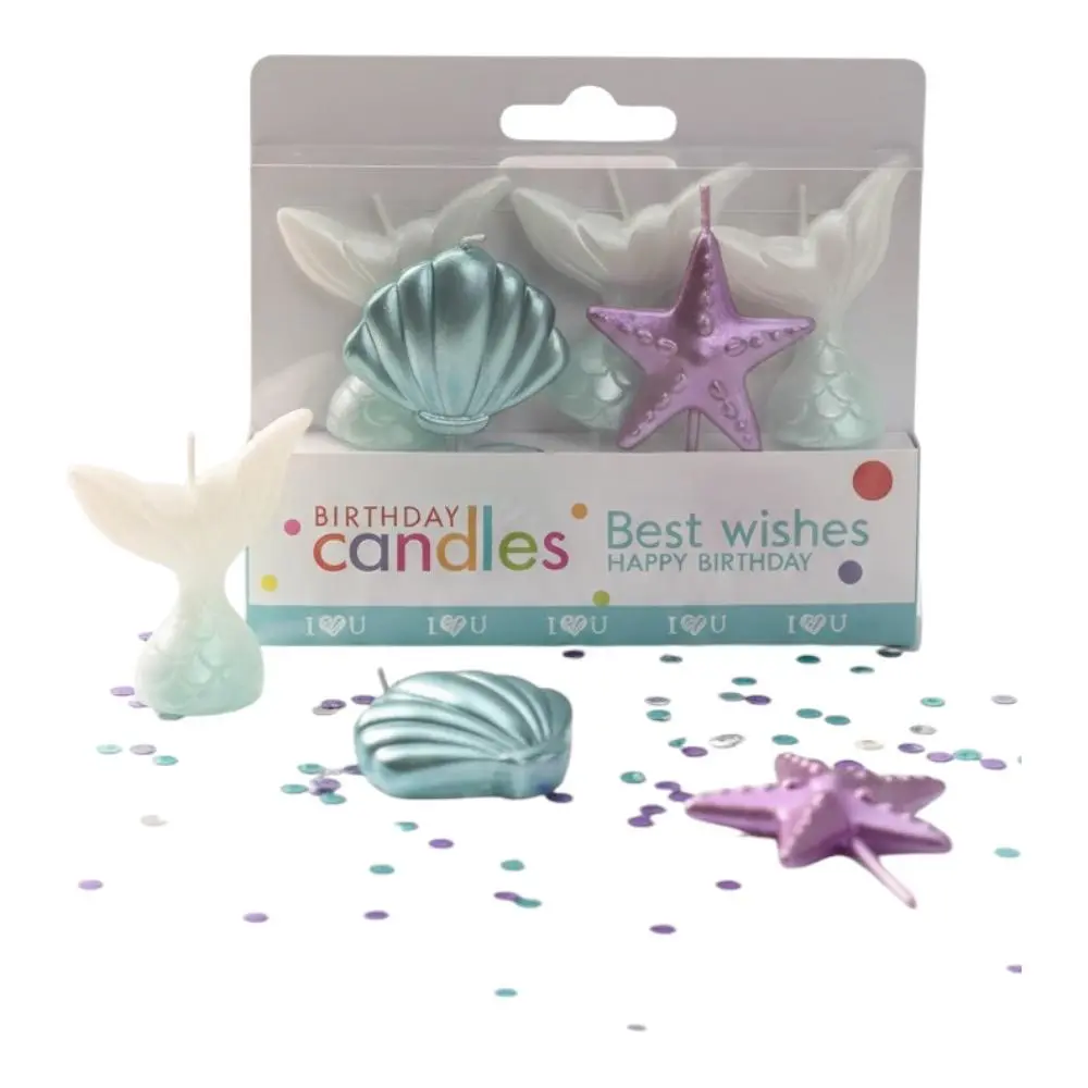 Mermaid Tail candles 5 pcs - view 3