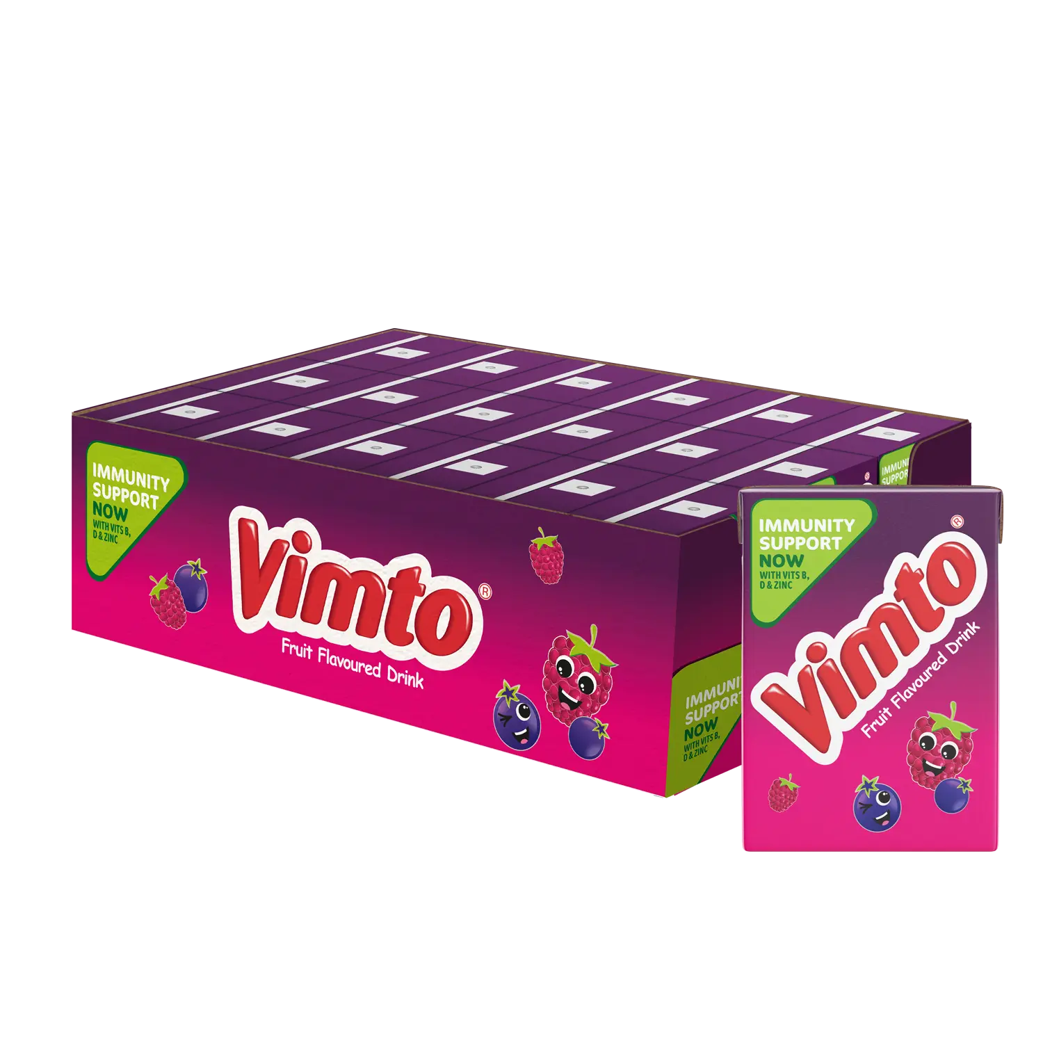 Vimto Fruit Flavoured Drink Tetra 125MlX18 - view 1