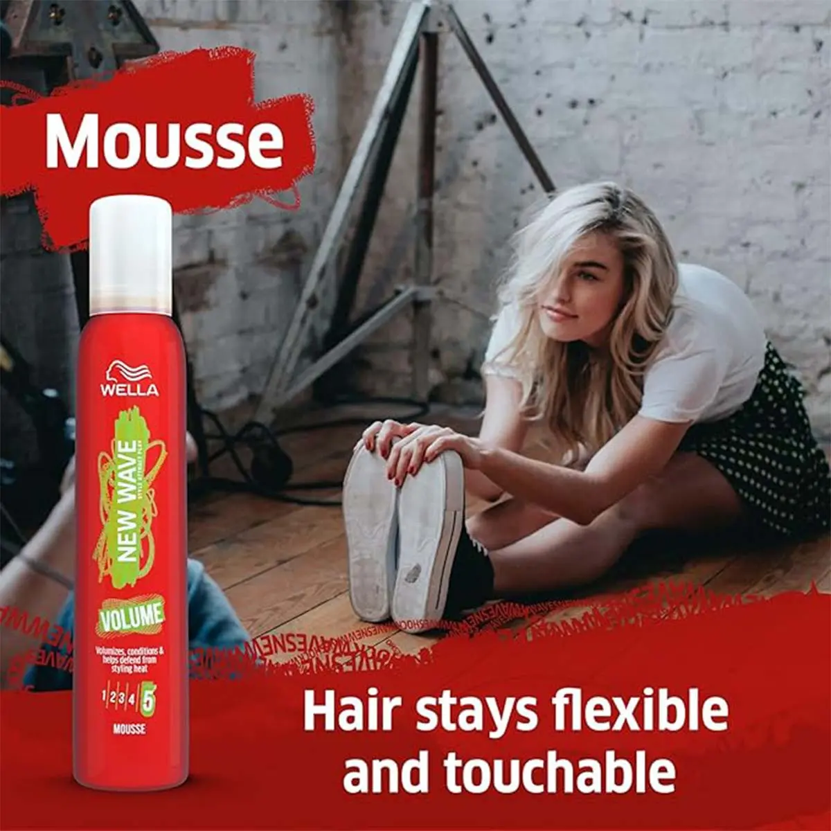 Wella New Wave Volume Mousse 200 ml - view 2