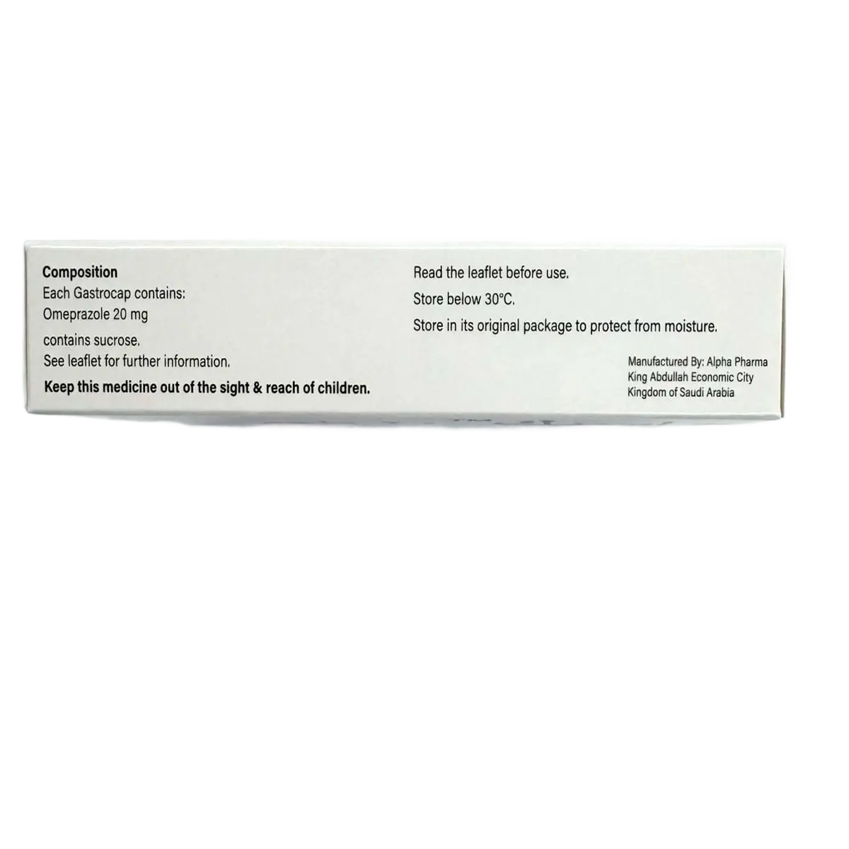 Gasec 20 mg 28 Capsules - view 3