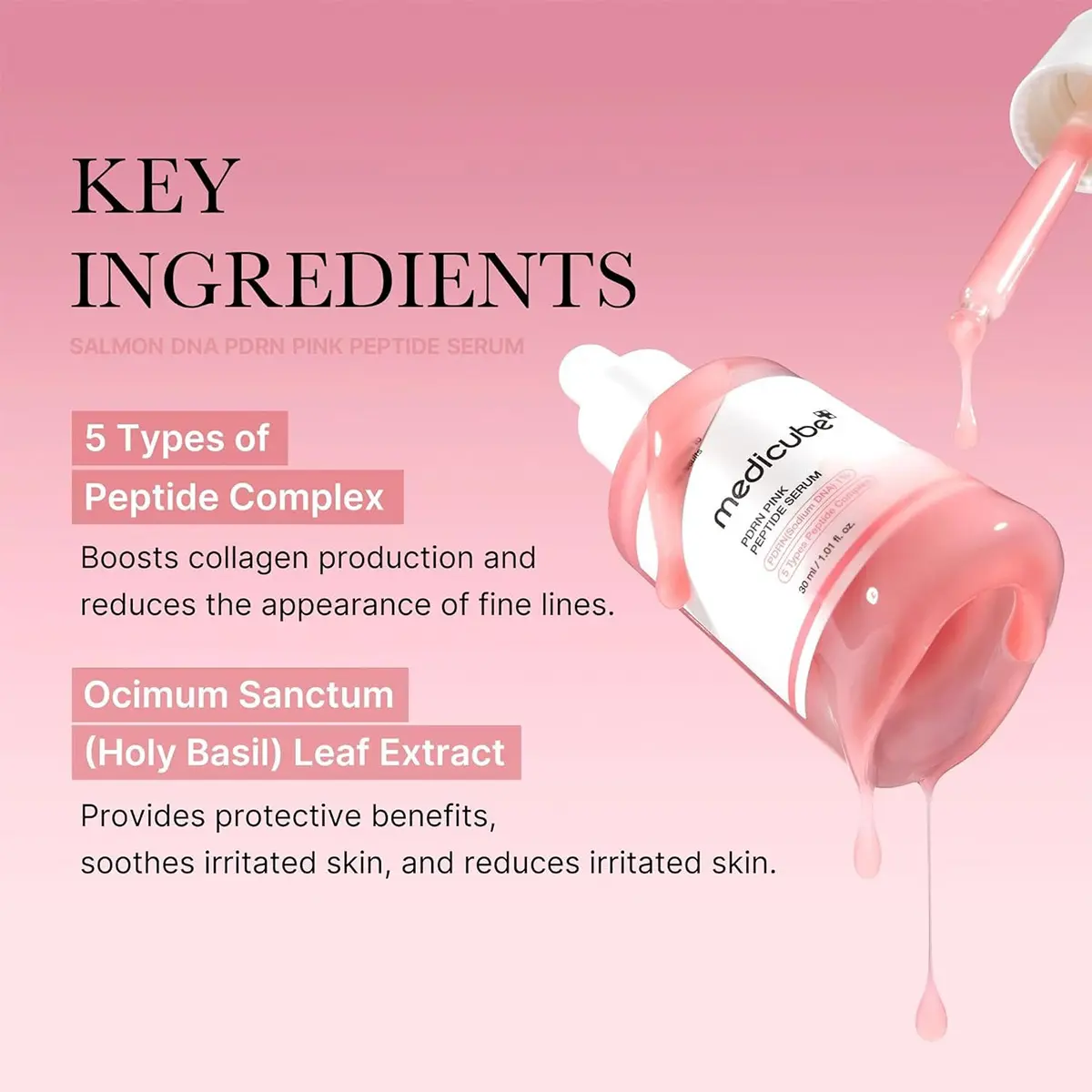 Medicube PDRN Pink Peptide Serum 30 ml - view 9