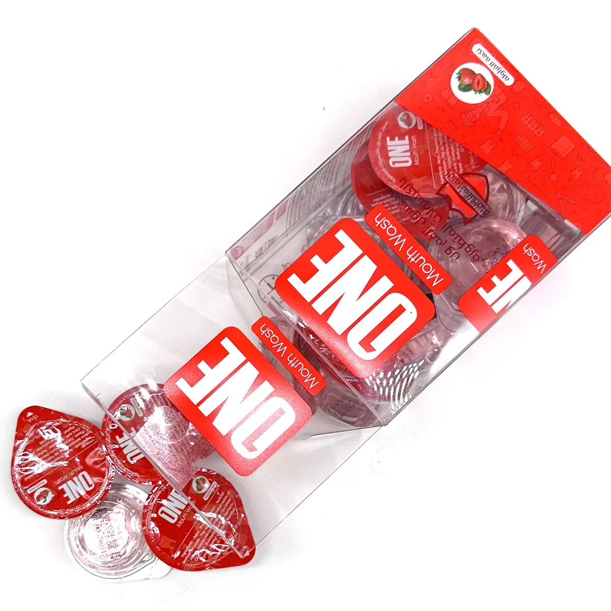 One Advanced Mouth wash Strawberry Flavor Capsules 20 pcs 15 ml - view 2