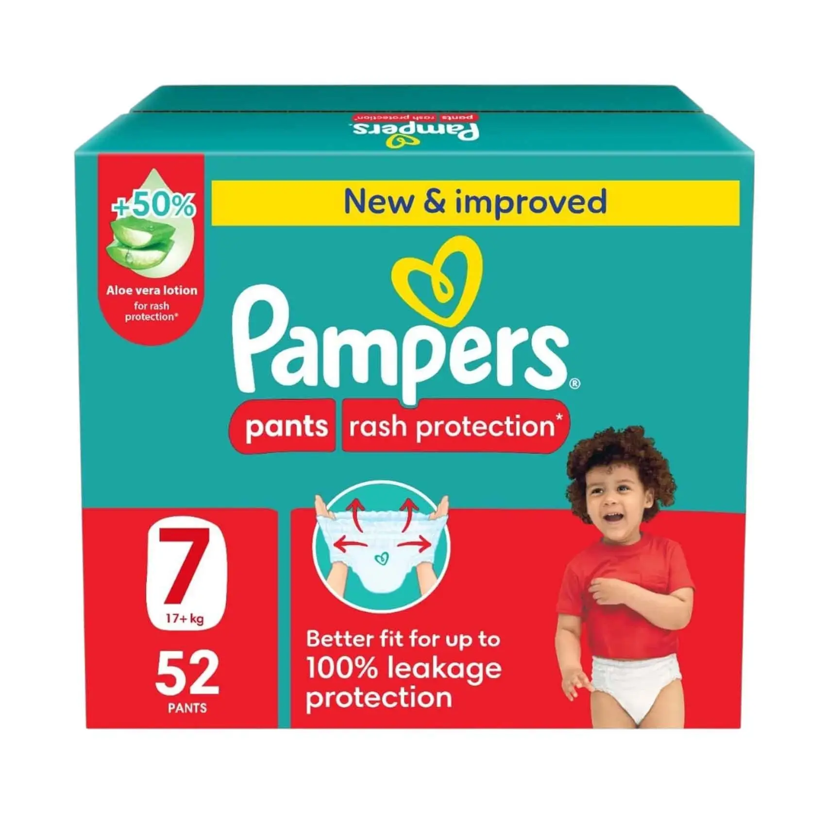 Pampers Pants Rash Protection Jumbo Box S7 52 Pants - view 1