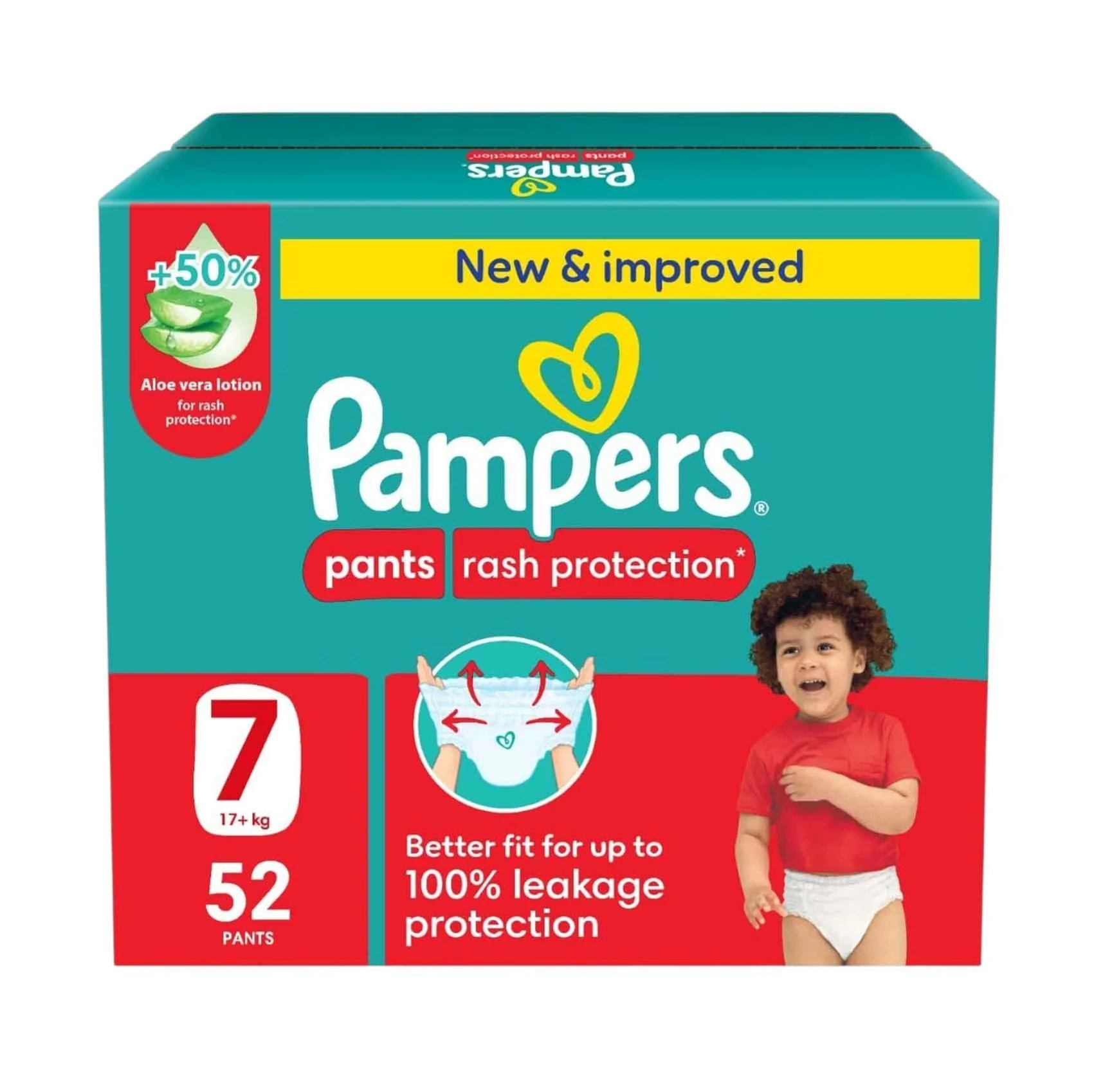 Pampers Pants Rash Protection Jumbo Box S7 52 Pants