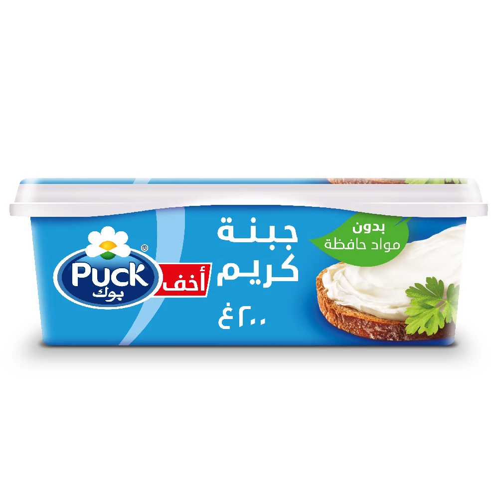 Puck Tub Light Cream Cheese 200 gm