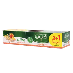 أكتيفيا زبادي يوناني خوخ وحبوب 3 حبات 150 جم