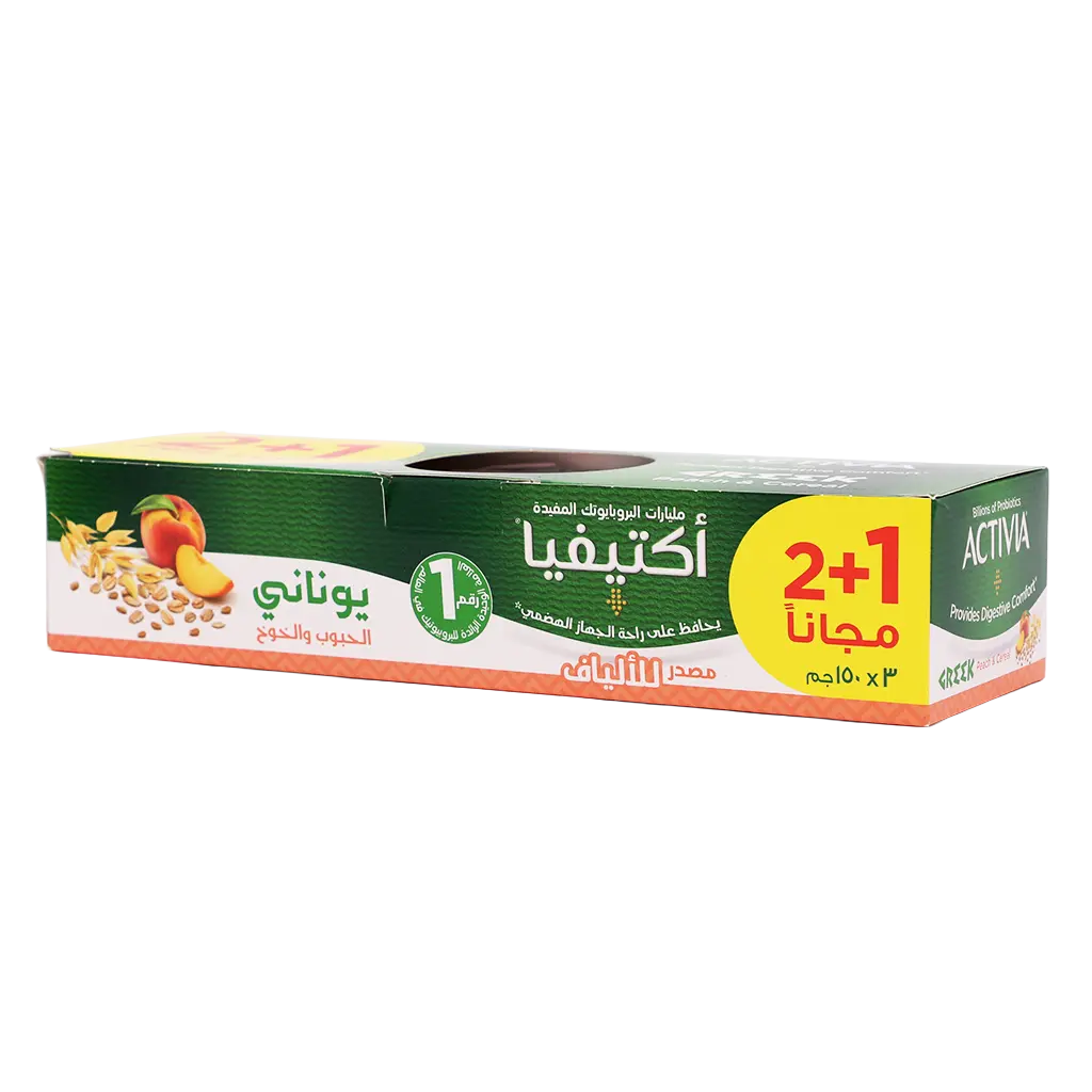 Activia Greek Yoghurt Peach Cereals 3 pcs 150 gm - view 1