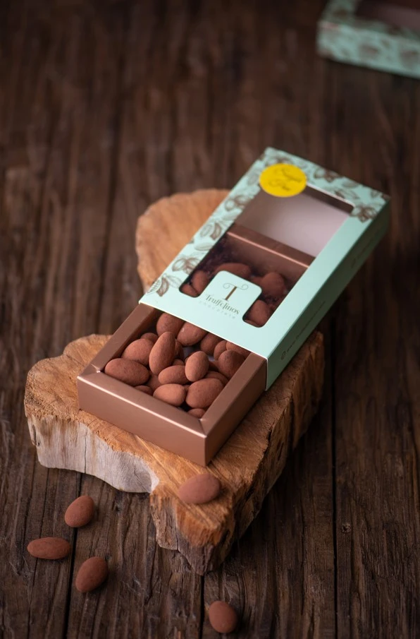 Truffelinos Almond With Cocoa Powder Sugar Free 170 Gm