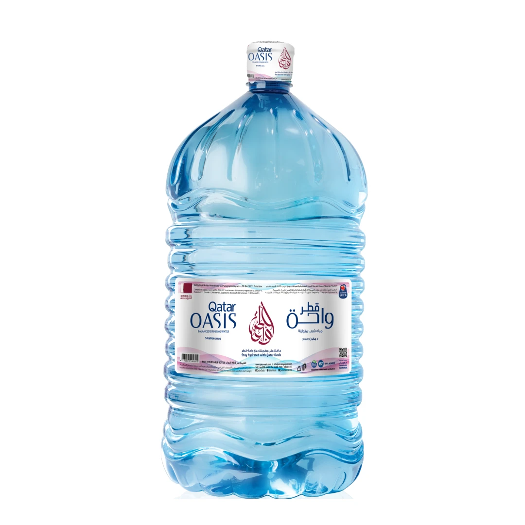 Qatar Oasis 5 Gallon Water (Non Returnable Bottle)