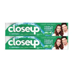 CloseClose Upup Toothpaste Menthol Fresh 2x120ml