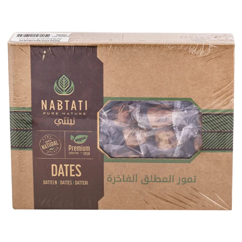 Nabtati Dates Sukkari Mufatal Deluxe Wrapped 600 gm - view 2