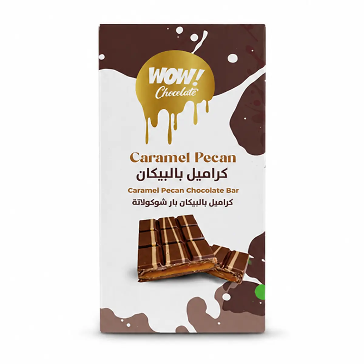 Wow! Chocolate Bar Caramel Pecan 75 gm - view 1