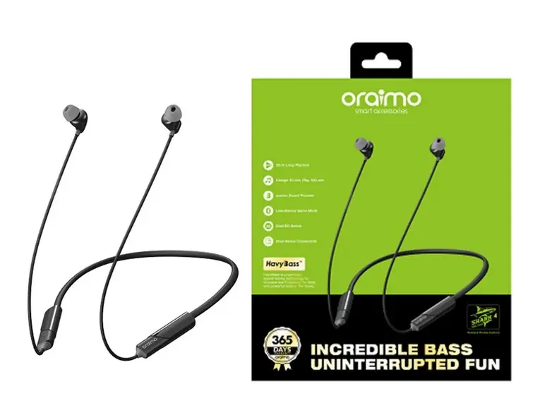 Oraimo Earphone Neckband Wireless OEB-E30D - view 1