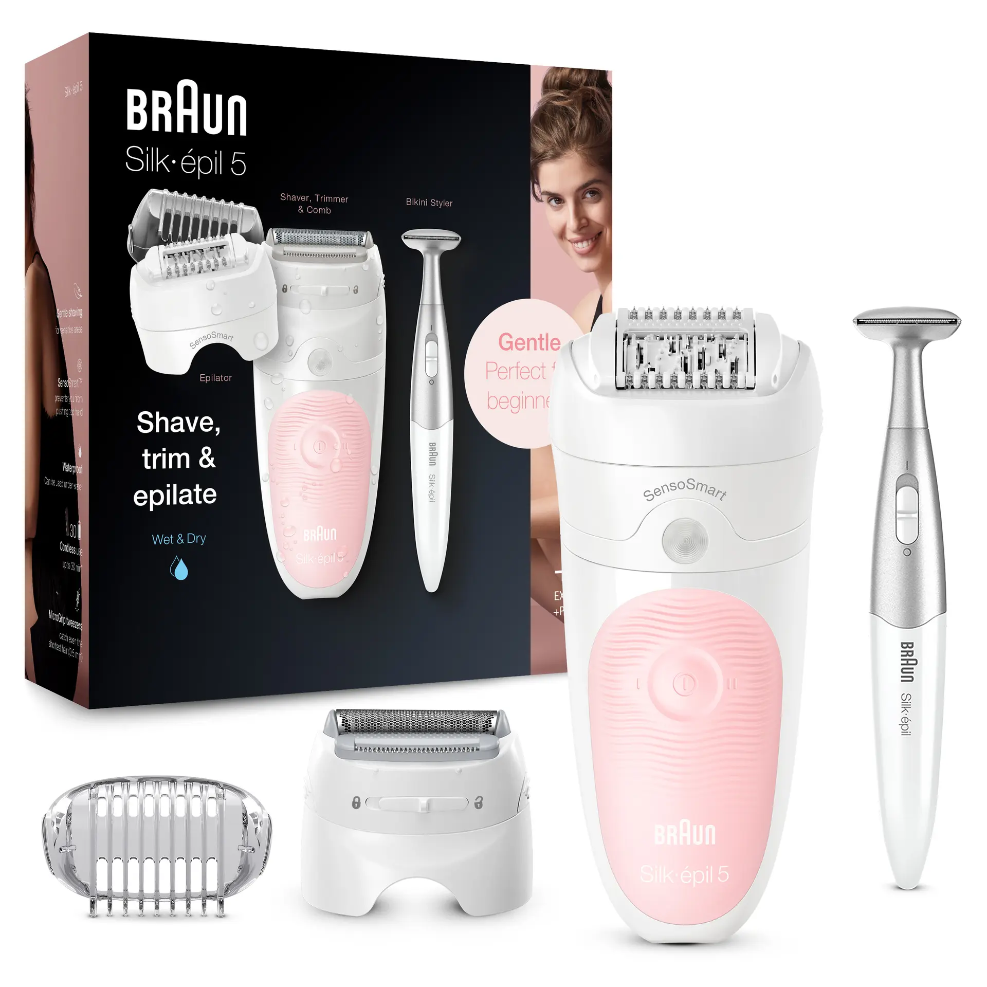 Braun Silk epil 5 Epilator for women 4 attachments - view 4