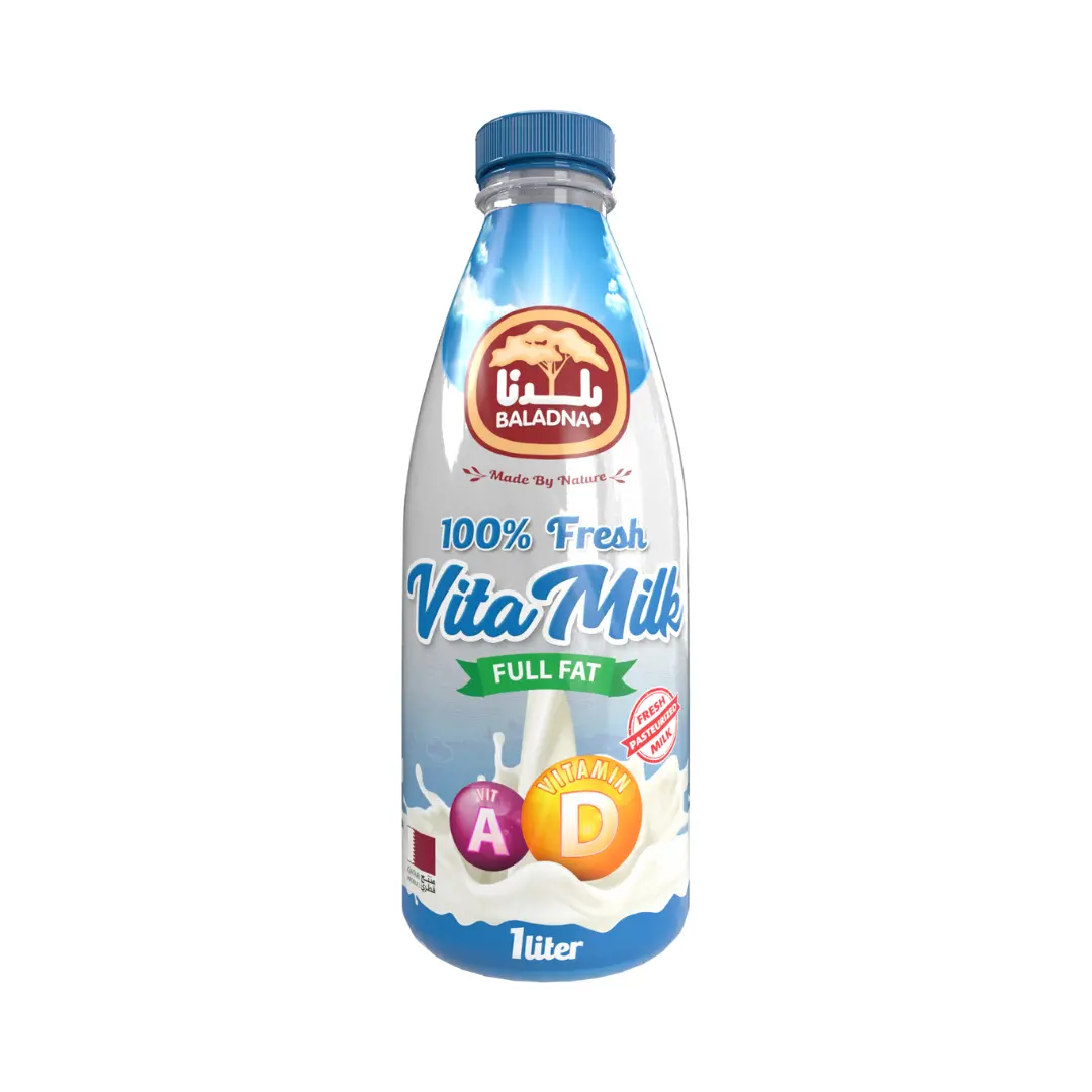 Baladna Full Fat Fresh Vita Milk 1L - view 1