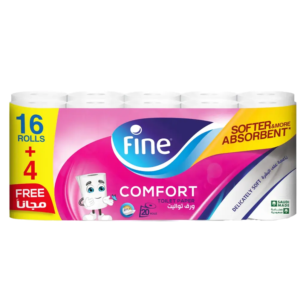 Fine Comfort Toilet Tissue 20 Rolls - view 1