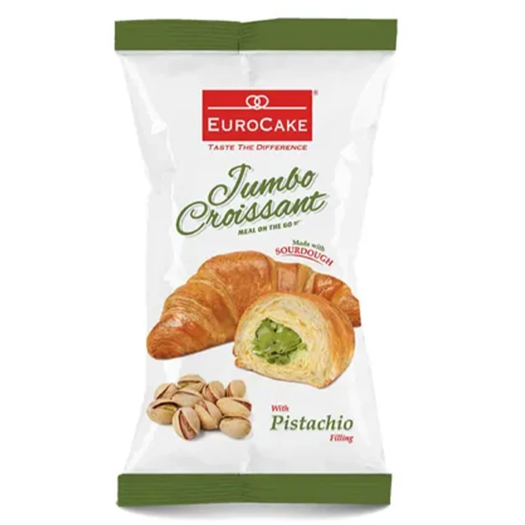 Eurocake Jumbo Croissants - Pistachio50 gm