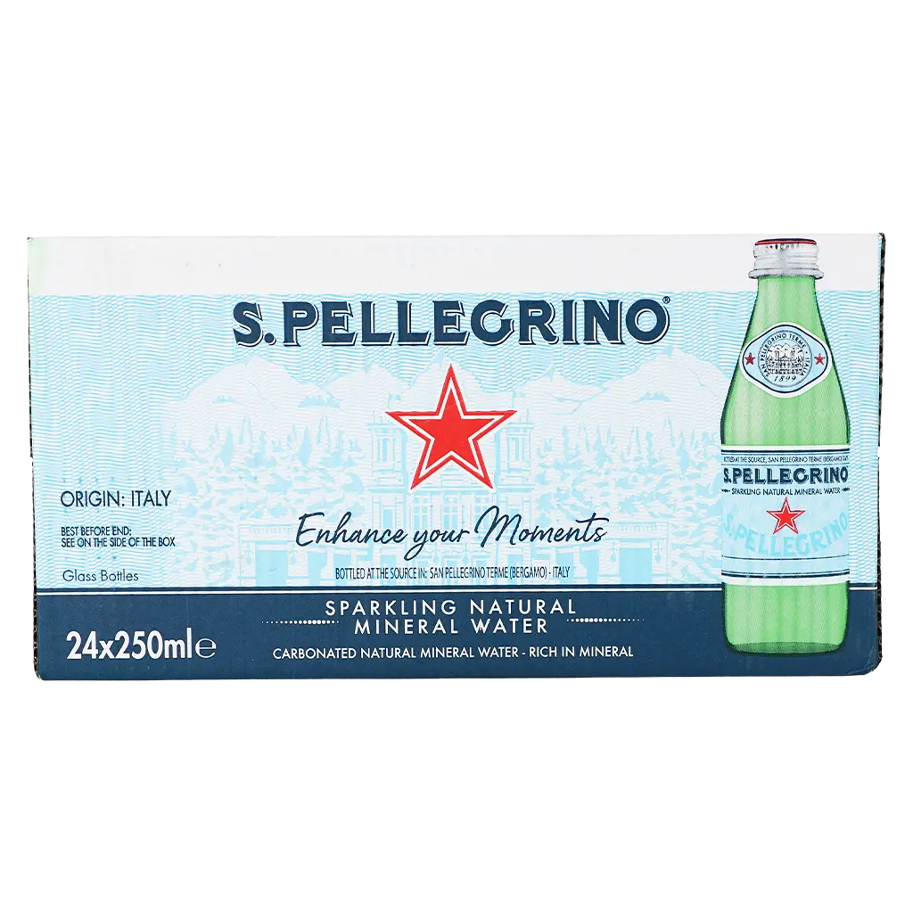 San Pellegrino Water Sparkling Glass 24 pcs 250 ml - view 2
