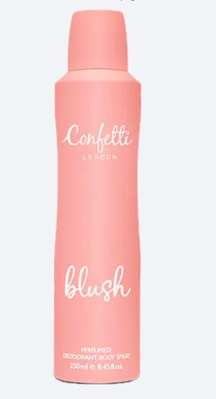 Confetti London Blush Deo Body Spray 250 Ml