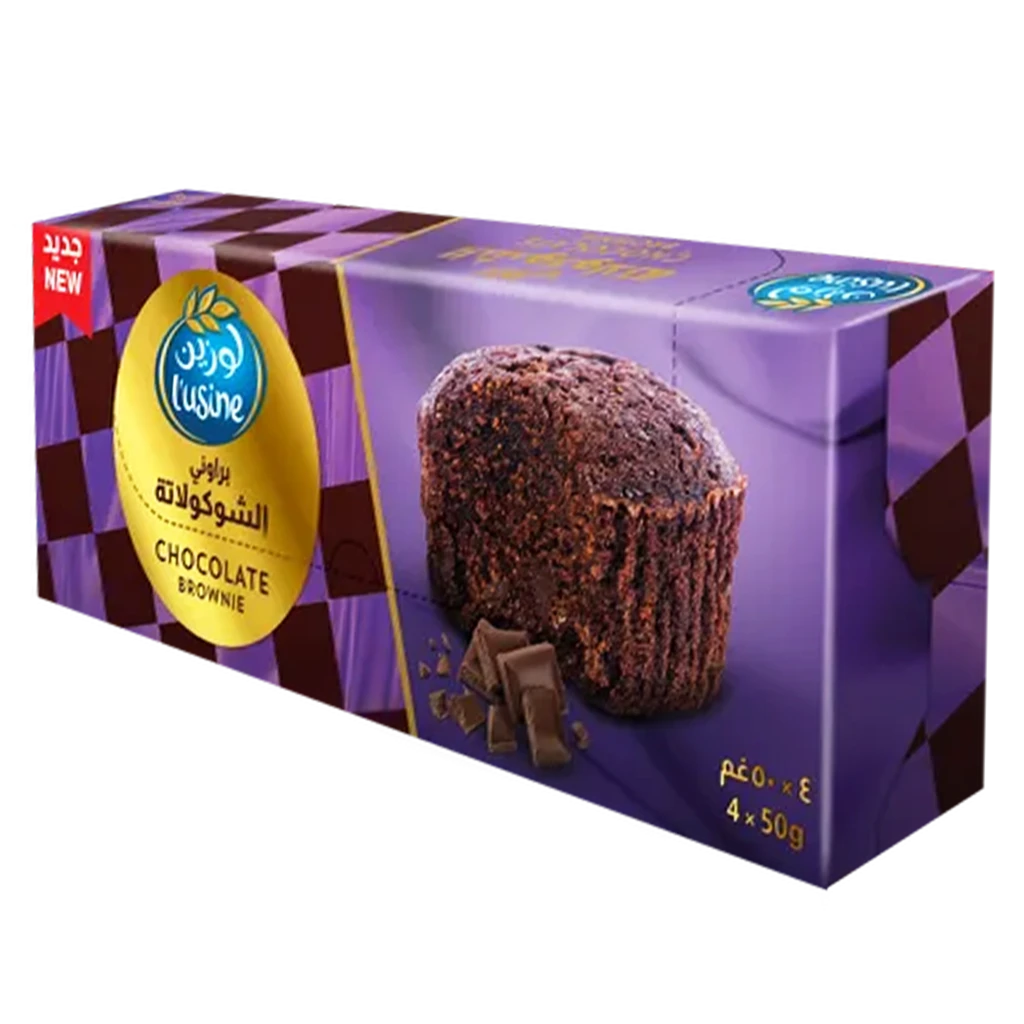 لوزين براوني الشوكولاتة 4 حبات 50 جم