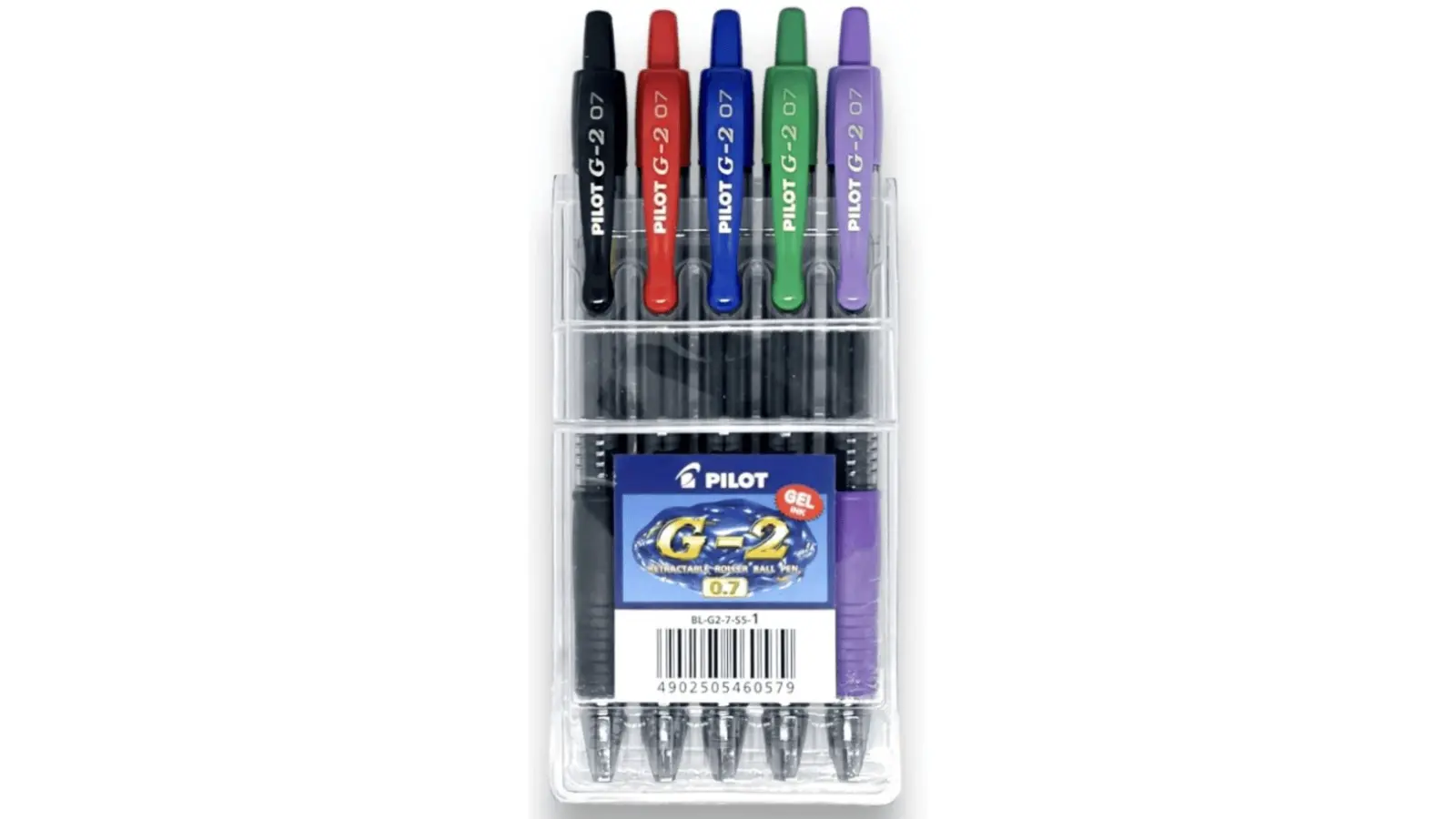 Pilot Gel Ink Ball Pen G2 0.7 mm set of 5 - view 1