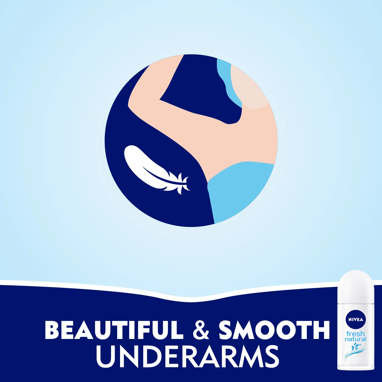 Nivea Deodorant Roll For Women Fresh Natural 50 ml - view 4