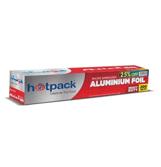 Hotpack Embossed Aluminum Foil Roll 200 Sq.Ft 30 Cm 1 Roll - view 1