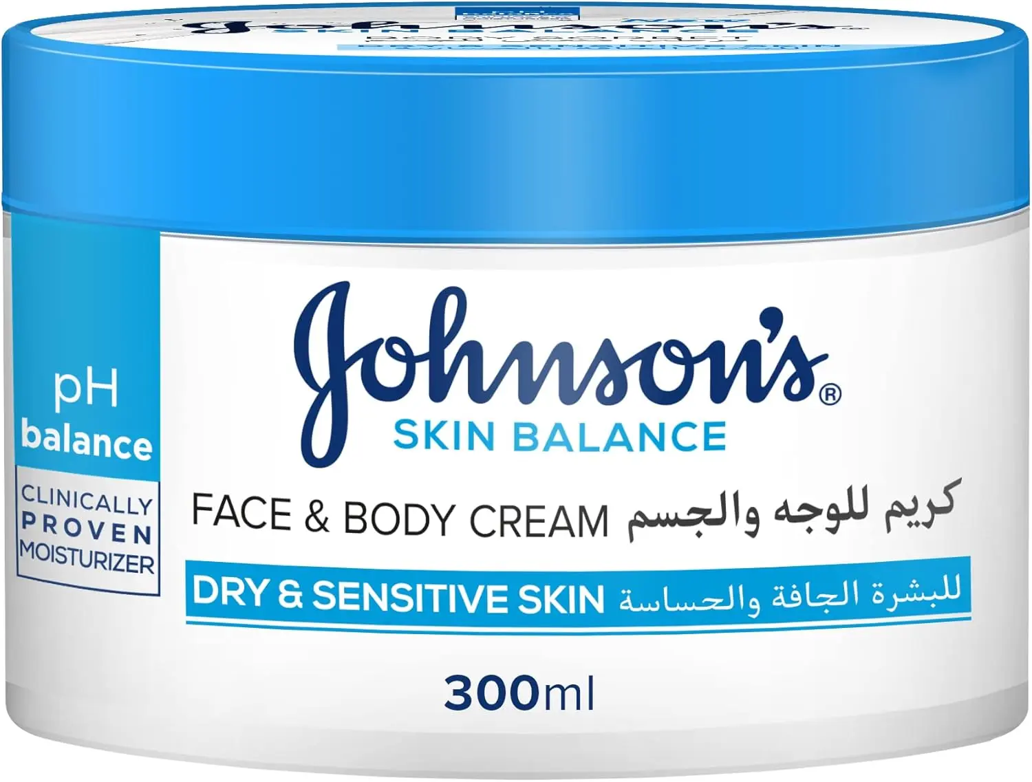 Johnson's Skin Balance Face & Body Cream Dry & Sensitive Skin 300 Ml - view 1