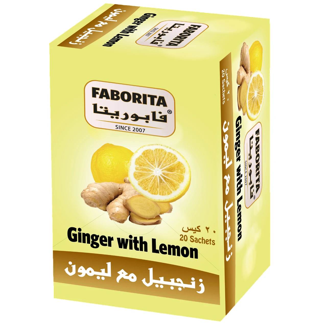 Faborita Ginger With Lemon 20 Bag 2 gm