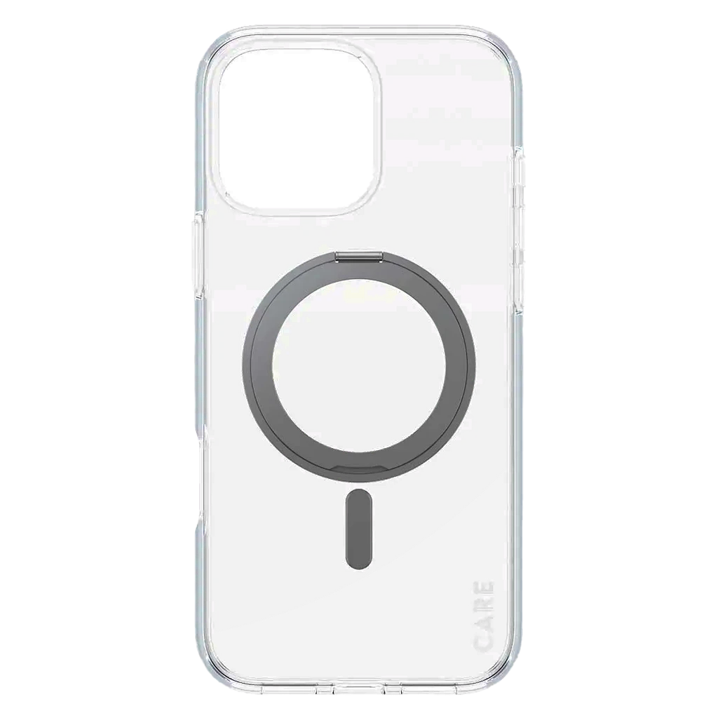 Panzerglass Feature Case Transparent With  Black Kickstand and  Magsafe Iphone 16 Pro Max