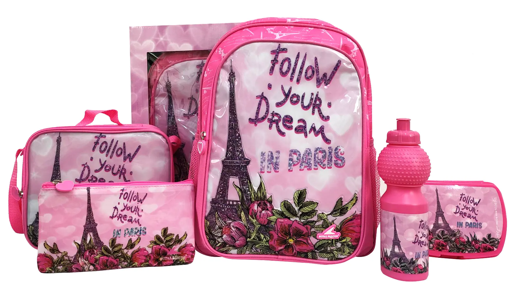 Royal Falcon BackPack Paris Set of 5 pcs 16 inch - view 4