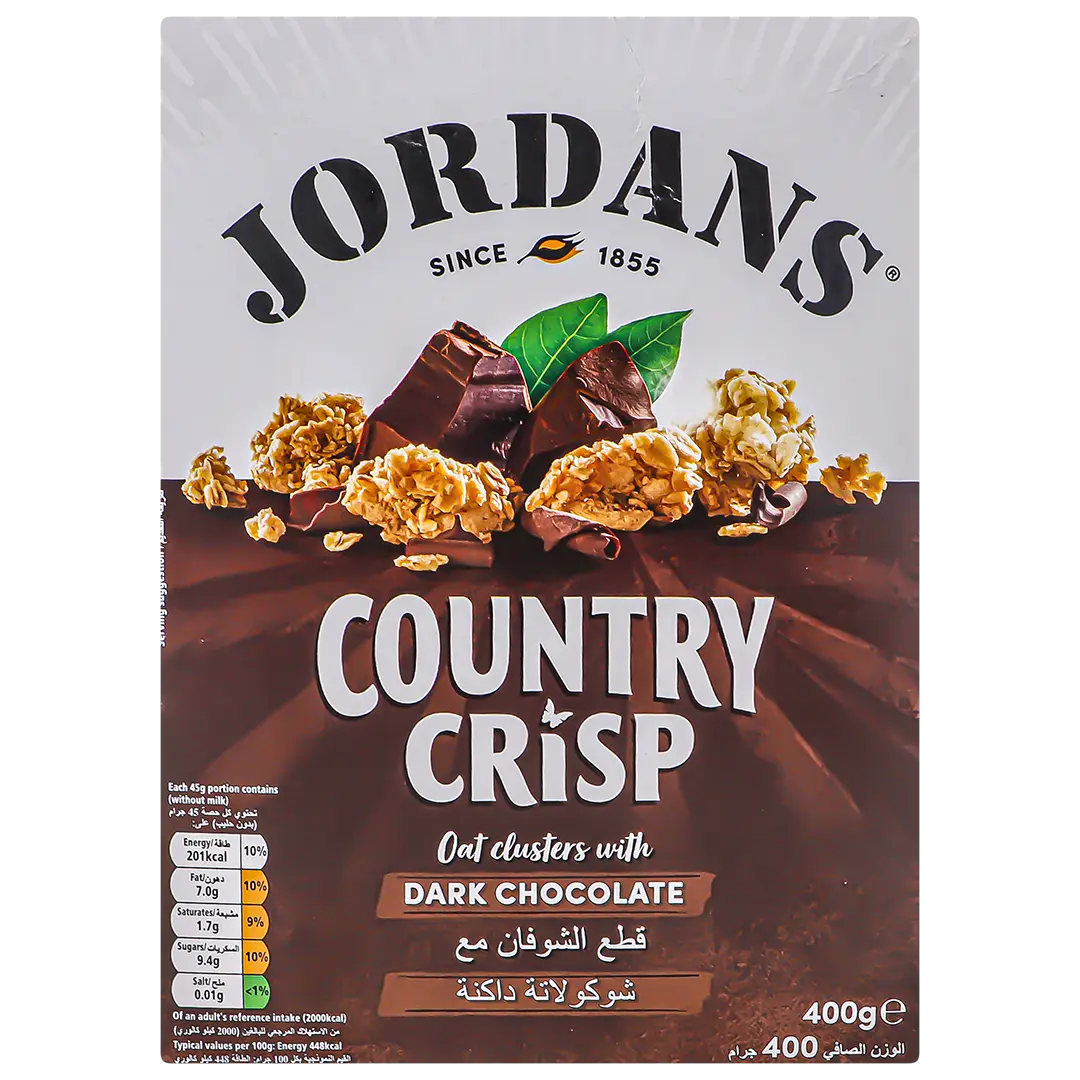 Jordans Country Crispy Oat Dusters With Dark Choclate 400 gm - view 2