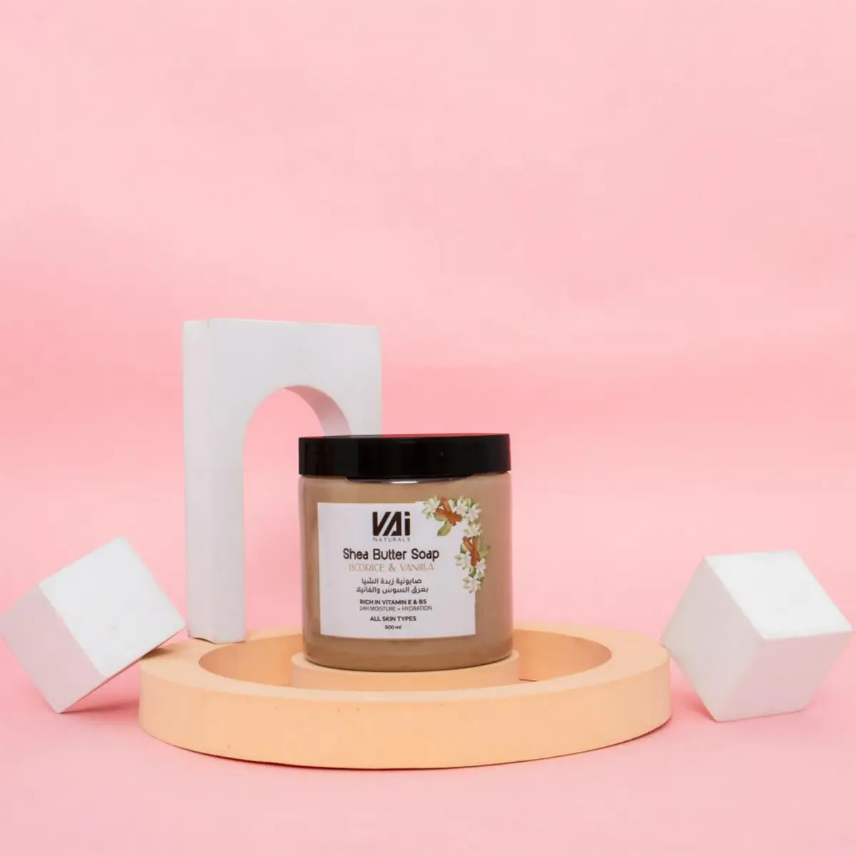 Vai Shea Butter Soap with Licorice and Vanilla 500 ml - view 3