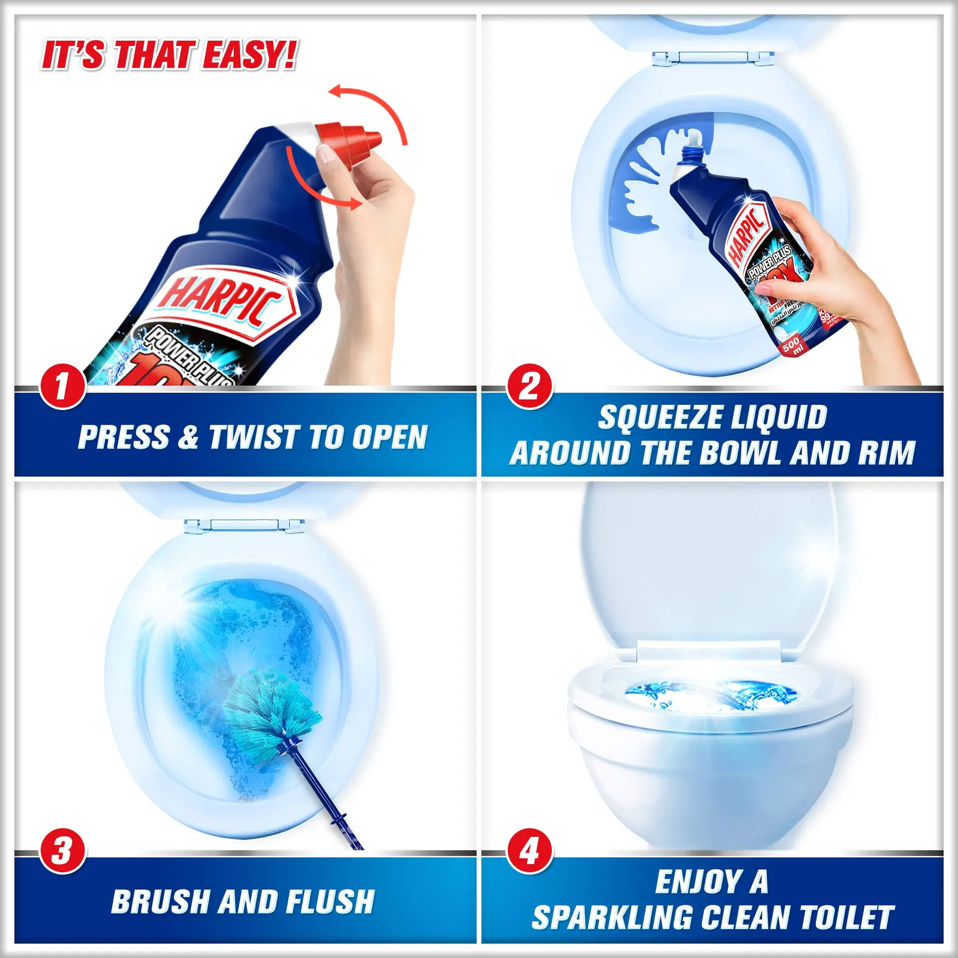 Harpic Power Plus Fresh Toilet Cleaner 500 ml - view 6