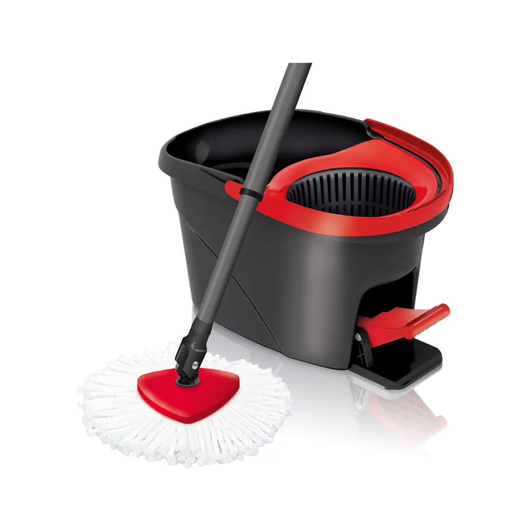 Vileda Easy Wring & Clean Spin Mop & Bucket Set with Foot Pedal - view 2
