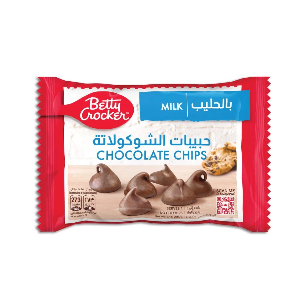 بيتي كروكر حبيبات الشوكولاته بالحليب 200 جم