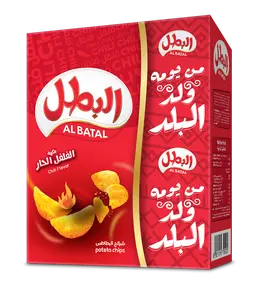 Albatal Potato Chips Chilli 12 PCS 23 gm 