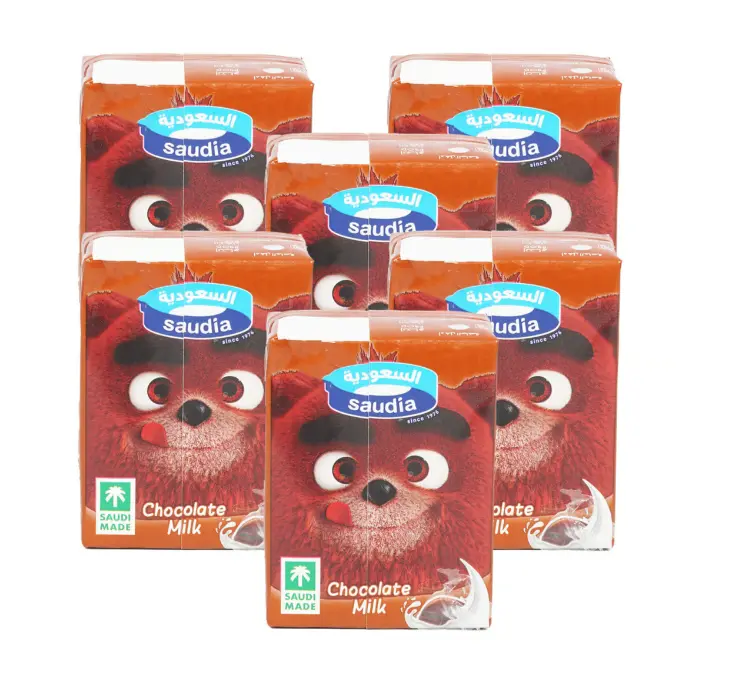 Saudia Chocolate Milk 200 Ml 5+1 Promo - view 1