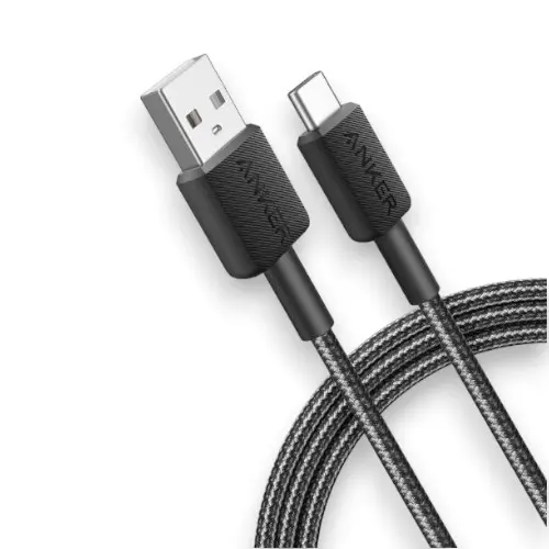 Anker 322 USBA to USBC Cable 3ft Nylon Black - view 2