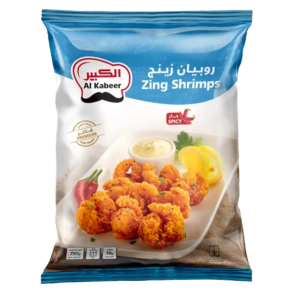 Al Kabeer Zing Shrimps Spicy 750 gm