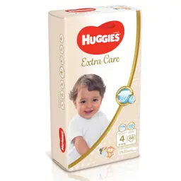 Huggies Extra Care, Size 4, 8 -14 kg, Jumbo Pack, 68 Diapers