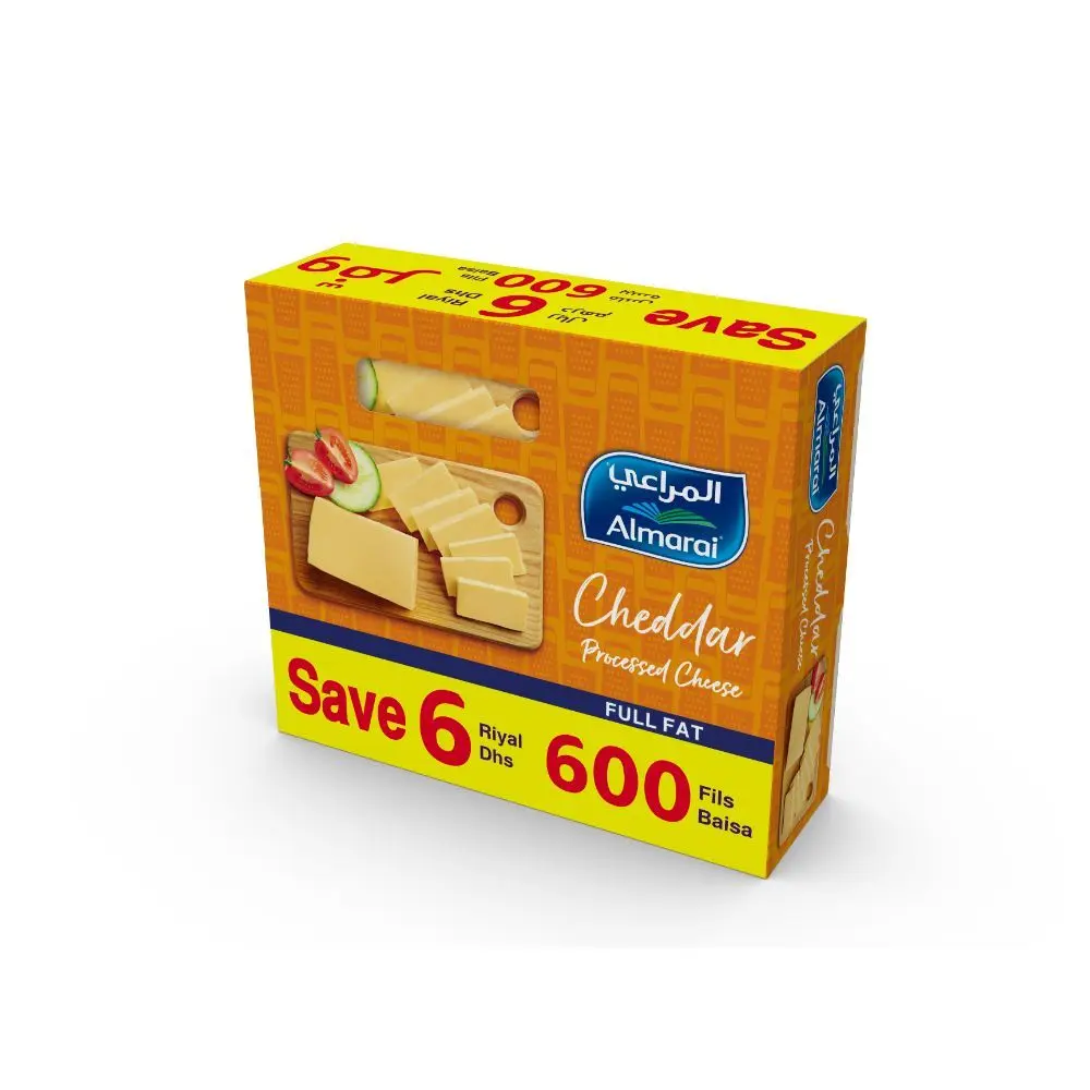 Almarai Cheese Block Cheddar Full Fat 454GmX2 Promo Pack - view 1