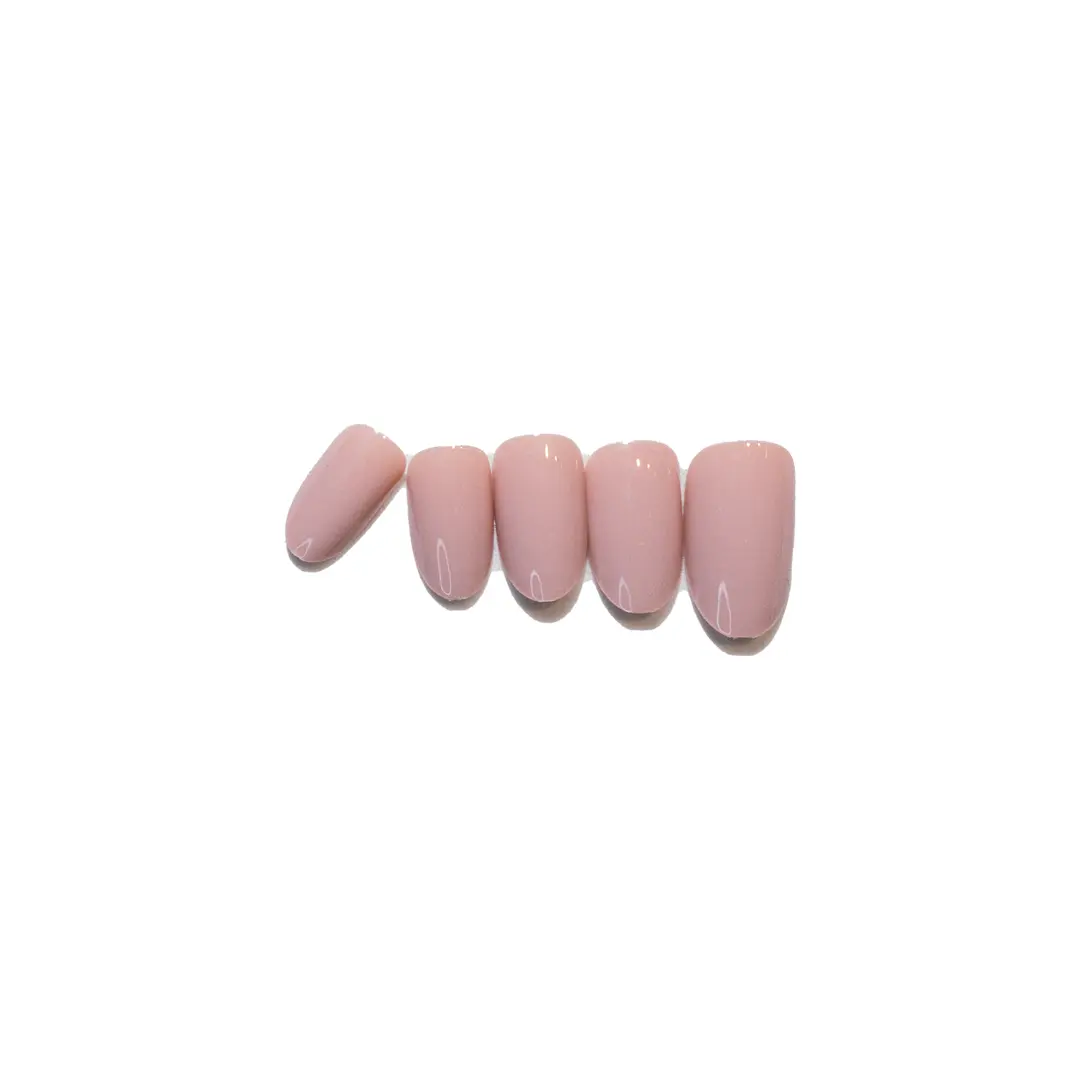 Loca Small Nails Oval Shape Pink Color N1 - view 3